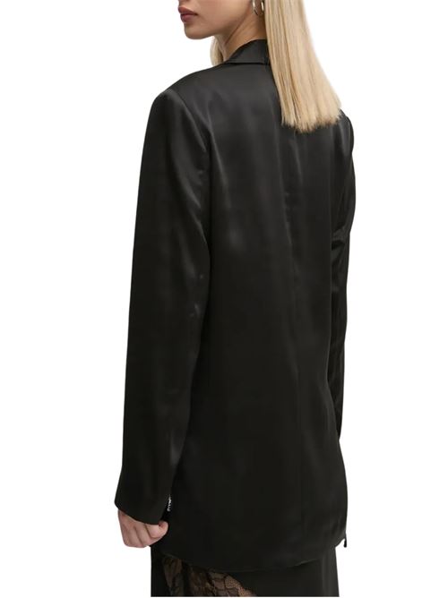 Blazer nero in satin Karl Lagerfeld jeans | A1W14022999